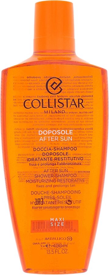 COLLISTAR Doccia-Shampoo Doposole Idratante Restitutivo Bagnoschiuma 400ml