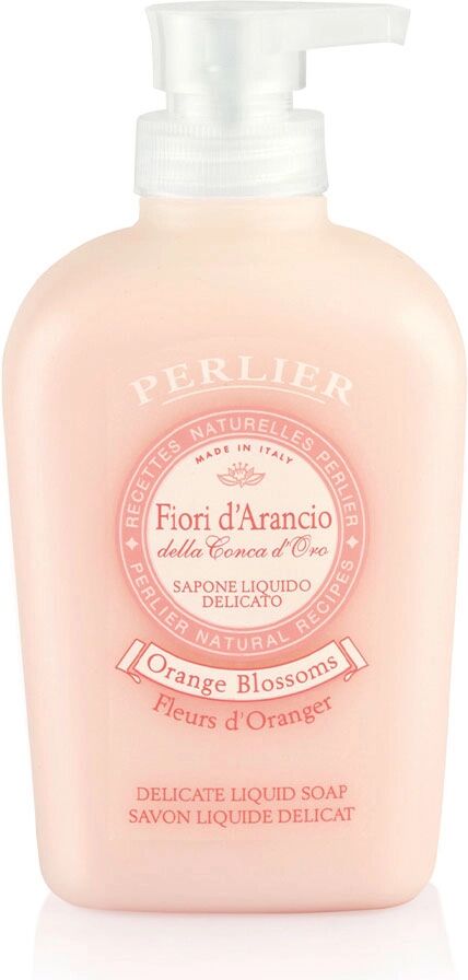 PERLIER Ricette Naturali Sapone Liquido Fiori d'Arancio Ammorbidente 300 ml