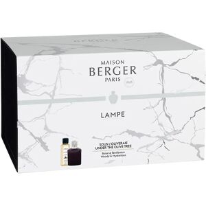 MAISON BERGER PARIS Lampe Alpha Prune Scandal + Ricarica Sous L'Oliveraie 250 ml Lampada Catalitica+Ricarica