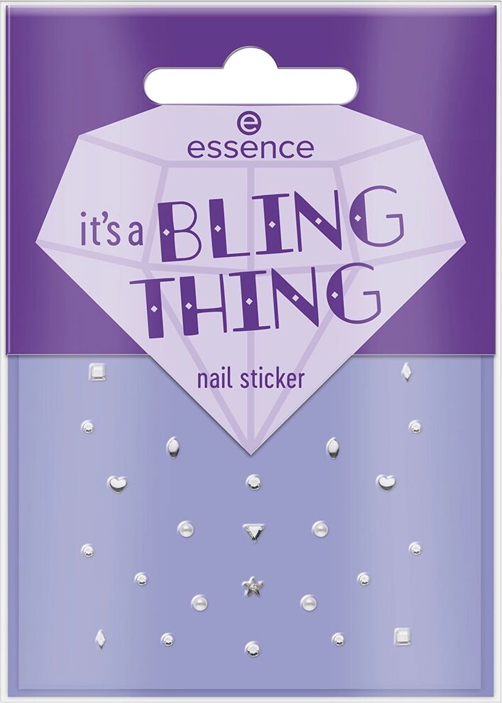 ESSENCE It'S A Bling Thing Nail Art Nail Art Brillantini Adesivi Unghie 28 pz