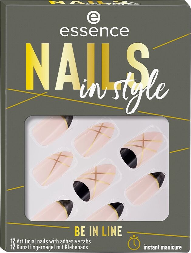 ESSENCE Nails In Style Be In Line 12 Unghie Finte 12 pz