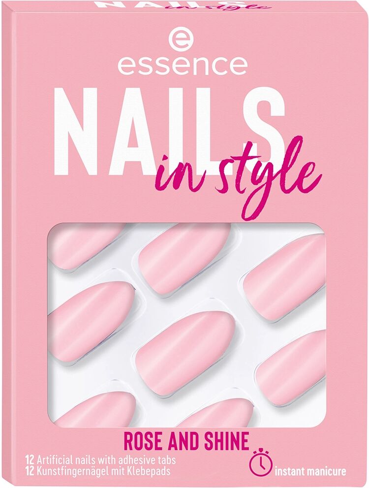 ESSENCE Nails In Style 14 Rose And Shine Unghie Finte 12 pz