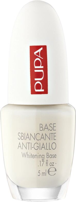 PUPA Nail Care Base Sbiancante Anti-Giallo 01 Trattamento Unghie 5 ml