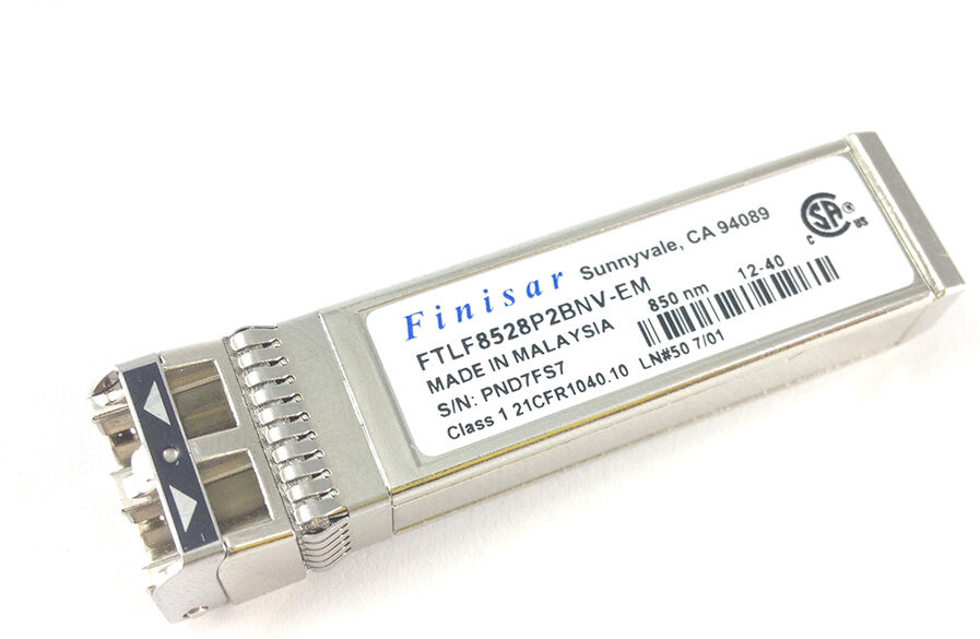 Finisar 8GB 850nm Fibra Canale Fc Sfp + Ottico Ricetrasmettitore FTLF 8528P2BNV-EM Finisar 8GB 850nm Fibra Canale Fc Sfp + Ottico Ricetrasmettitore FTLF 8528P2BNV-EM