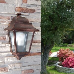 LIBERTI LAMP linea GARDEN Athena Mezza Lanterna A Parete Quadrata Classica Illuminazione Esterno Giardino