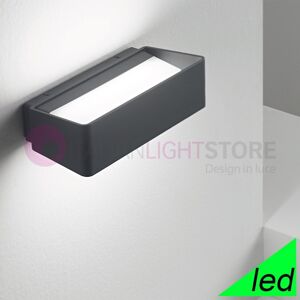 Gea Luce Srl Ottawa Lampada A Parete Da Esterno Moderna A Led Ip65