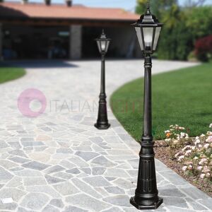 LIBERTI LAMP linea GARDEN Dafne Media Lampione H.154 Lanterna Esagonale Classica Esterno Giardino