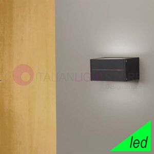 Nova Luce Twin Applique Led Per Esterni Con Doppio Diffusore Ruotabile Design Moderno