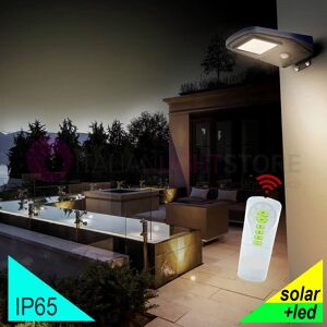 Iris Luce Techno Proiettore Solare Led 2000lm Con Pannello E Telecomando