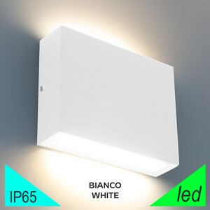 BOT Lighting Madrid7 Bianco Mini Applique Led Da Esterno Up&down 7w Ip65
