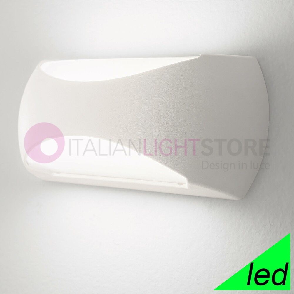 Gea Luce Srl Quebec Lampada A Parete Da Esterno Moderna A Led Ip65