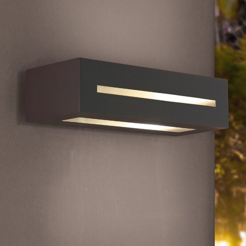 Promoingross Aster  Plafoniera Lampada A Parete Moderna Grigio Antracite  Illuminazione Esterno