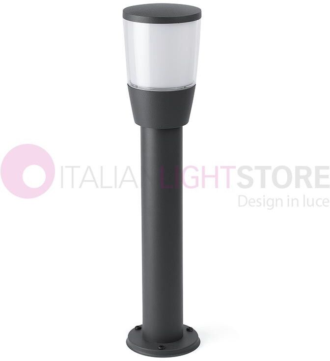 Faro Roy Paletto Lampioncino Da Giardino H. 50 Cm Design Moderno Ip44