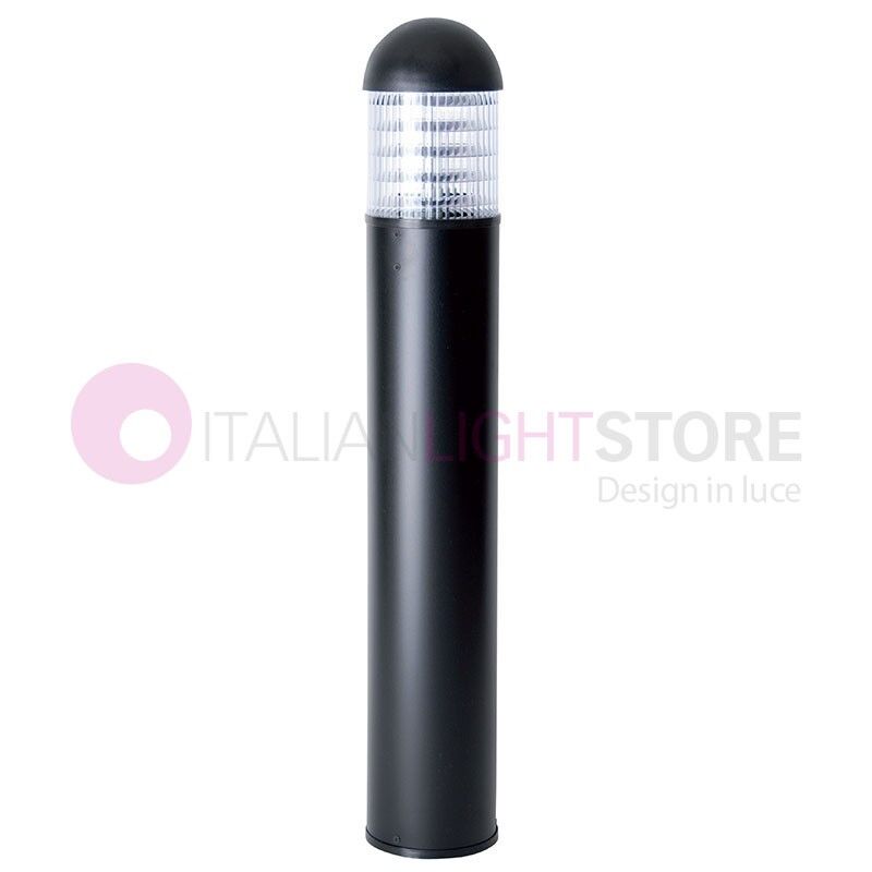 DURALITE SRL Bollard Round Paletto Lampioncino Moderno H. 105 Cm Illuminazione Giardino