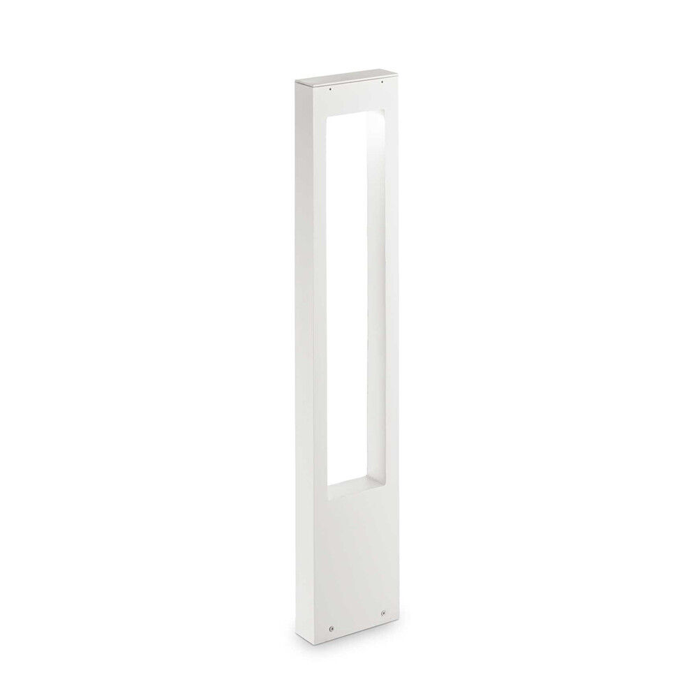 Ideal Lux Vega  Paletto Moderno Da Esterno H.80 Cm Alluminio Bianco