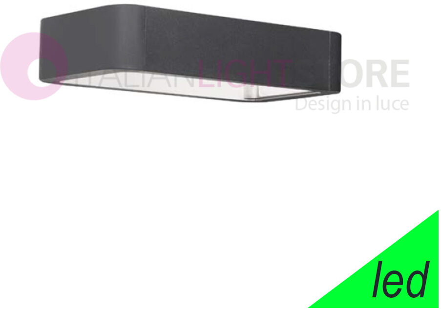 Nova Luce Ned Applique Led Per Esterni Ip54 Design Moderno