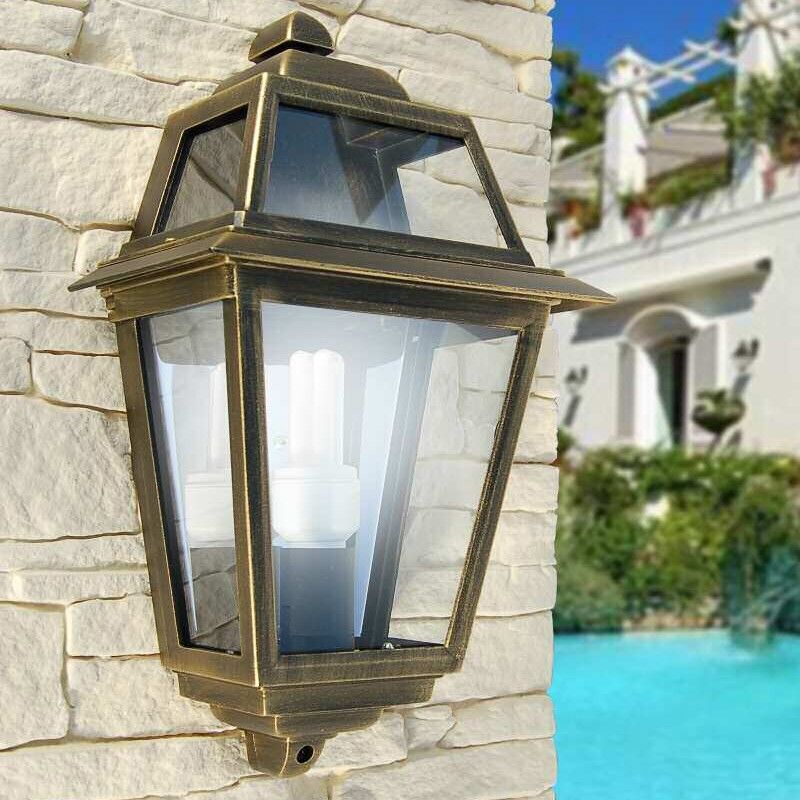 LIBERTI LAMP linea GARDEN Artemide Mezza Lanterna A Parete Classica Illuminazione Esterno Giardino