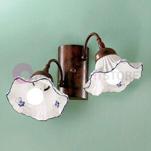 Due P Illuminazione Anna Applique Lampada A Parete In Ceramica Stile Rustico