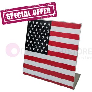 Usa Flag Lampada Da Tavolo Bandiera Americana - Offerta Ultimi Pezzi