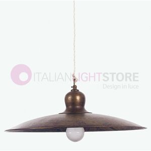 I.M.A.S. Firenze Todi Lampada A Sospensione D.37 Rustica Ottone Anticato