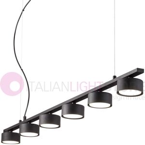 Ideal Lux Minor  Sospensione Moderna Lineare 6 Luci Led