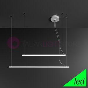 Perenz Srl Syncro Bianco Lampada A Sospensione Led A 2 Profili Design Moderno