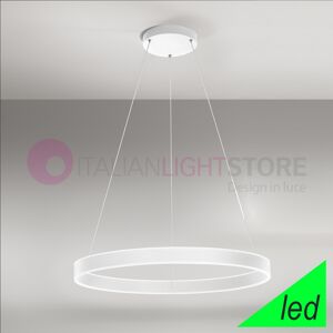 Perenz Srl Kirko Lampada A Sospensione Bianca D. 80 Led Integrato Design Moderno