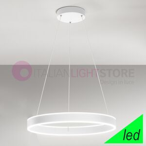 Perenz Srl Kirko Lampada A Sospensione Bianca D. 60 Led Integrato Design Moderno