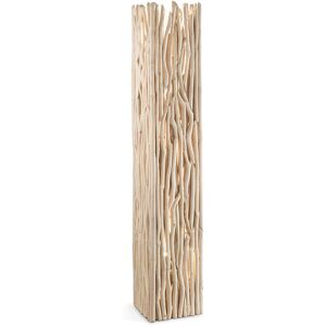 Ideal Lux Driftwood  Piantana Totem In Legno Stile Nordico