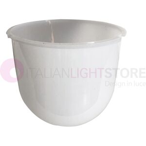 LIBERTI LAMP linea GARDEN Dione Diffusore Coppa Policarbonato Opale D. 15,5 Ricambio R80ao