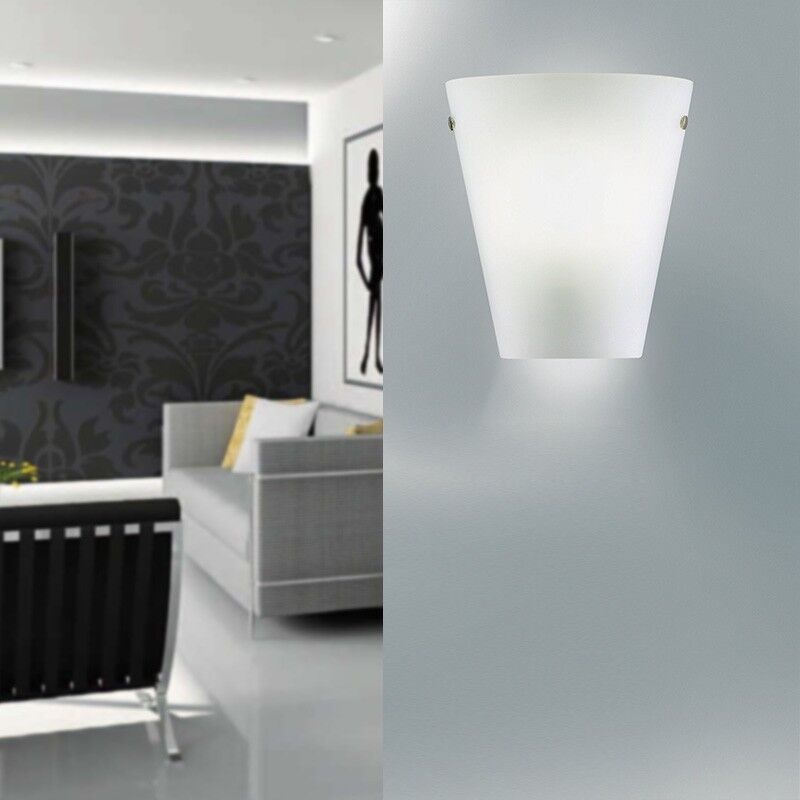 Antealuce Melody Light Mezza Applique Vetro Soffiato Design Moderno