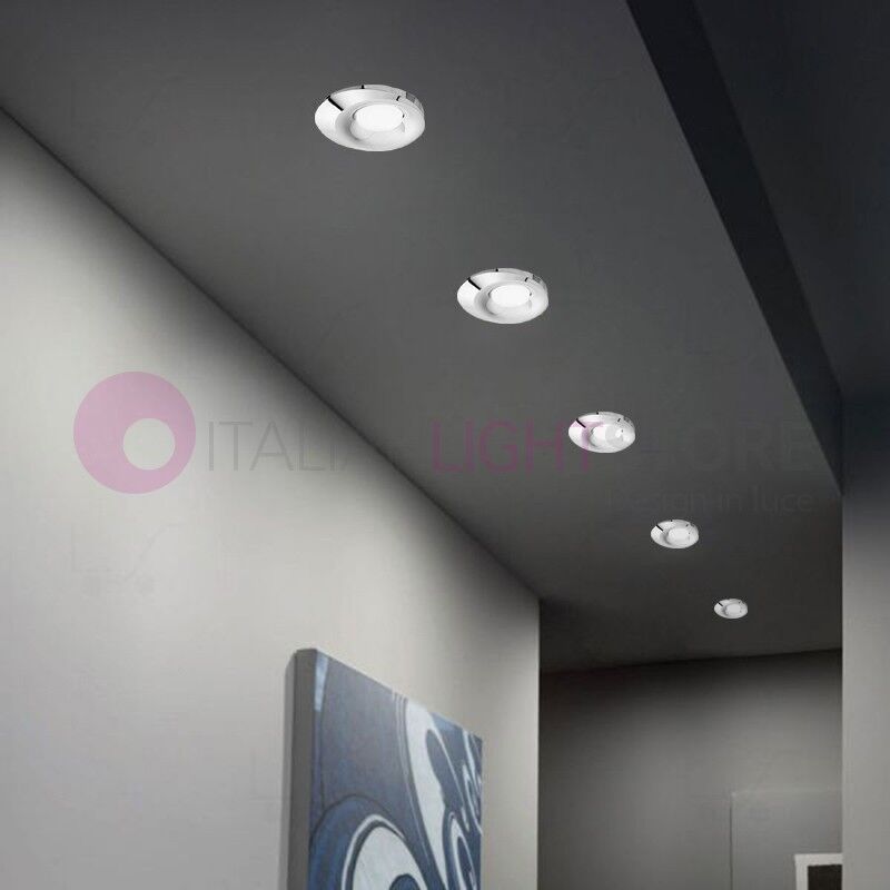 Gea Luce Srl Quasar Faretto Da Incasso Tondo Gu10 Alluminio Cromato