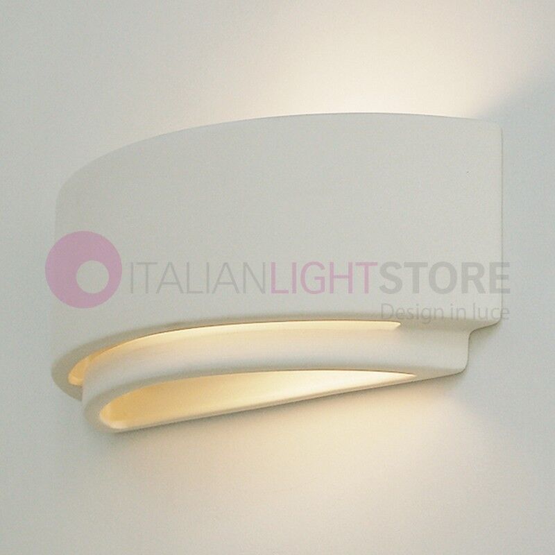 LIBERTI LAMP linea ceramica Sabrina Applique In Gesso Decorabile Pitturabile