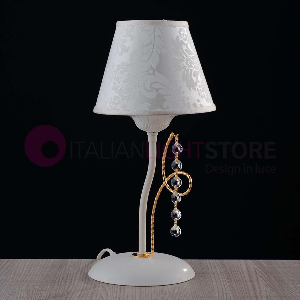 Iris Luce Victory Lampada Tavolo H. 35 Stile Contemporaneo Shabby Chic