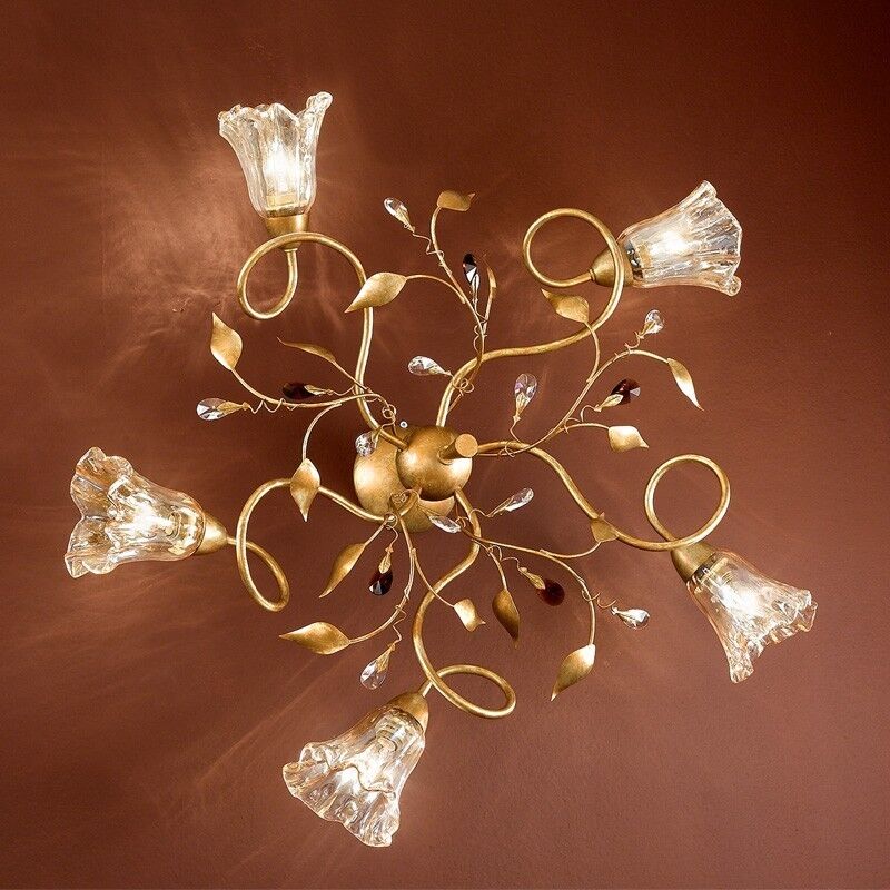 Due P Illuminazione Emma Plafoniera Lampada A Soffitto A 5 Luci Stile Classico