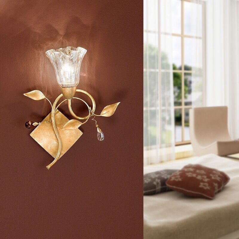 Due P Illuminazione Emma Applique 1 Luce Lampada A Parete Stile Classico