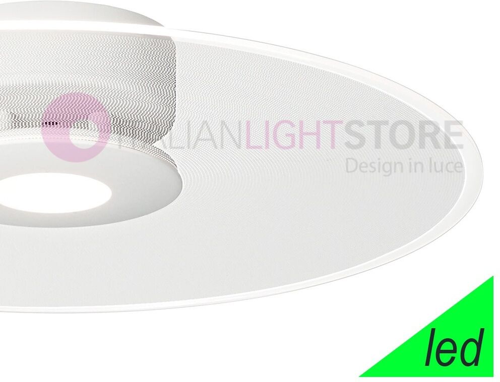 Fabas Luce Anemone Plafoniera Led Disco D.45 Design Moderno