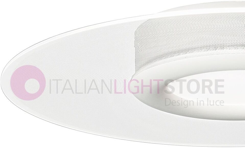 Fabas Luce Angelica Plafoniera Led Disco D.50 Design Moderno