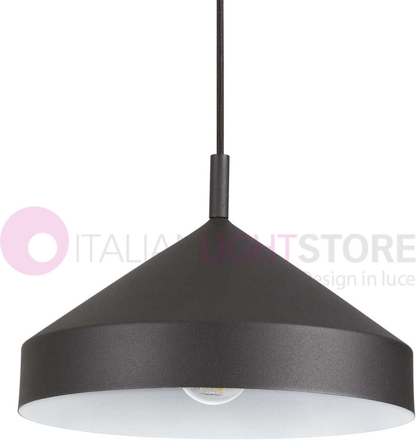 Ideal Lux Yurta  Sospensione Cono In Metallo D.30