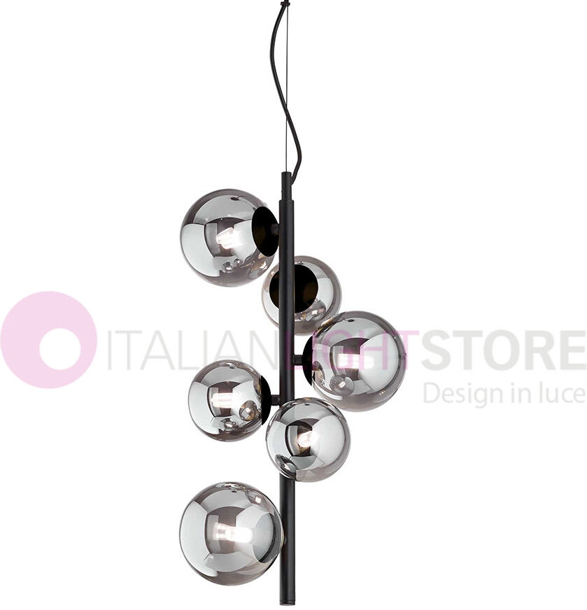 Ideal Lux Perlage  Lampadario Moderno 6 Luci Led