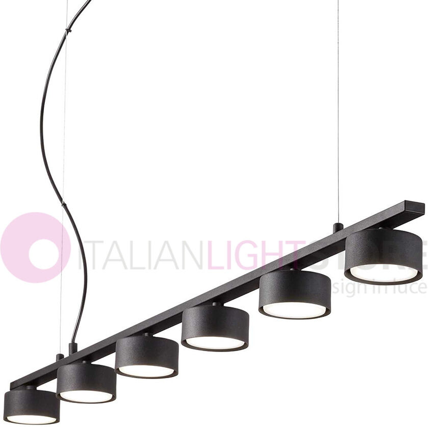 Ideal Lux Minor  Sospensione Moderna Lineare 6 Luci Led