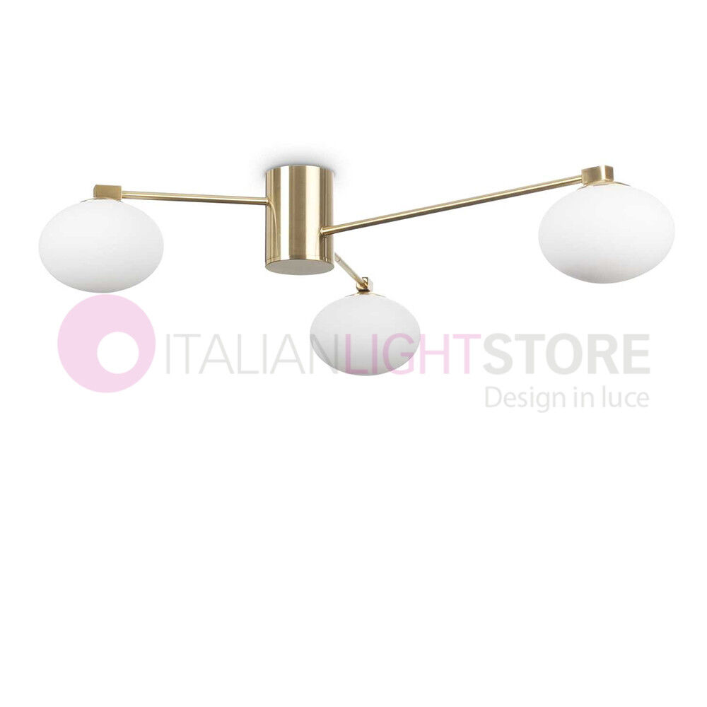 Ideal Lux Hermes  Lampadario A Soffitto 3 Luci Led Design Moderno