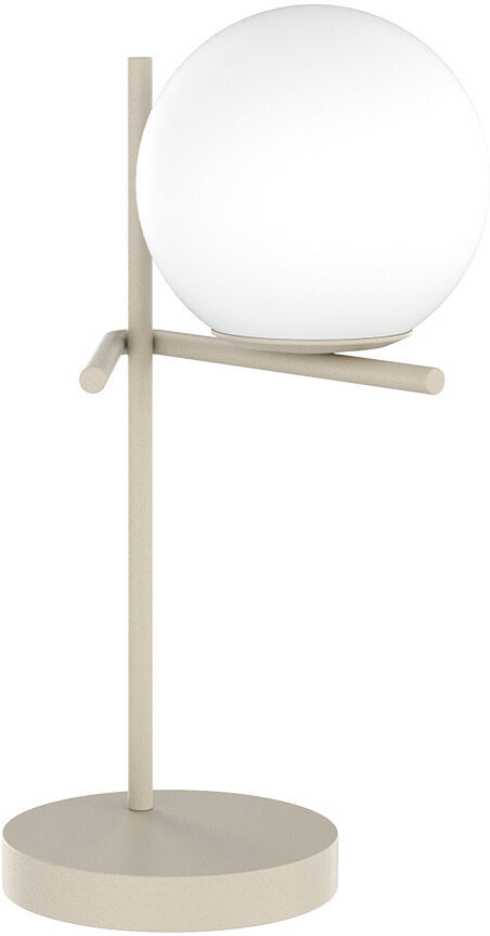 Top Light Illuminazione Boomerang Lampada Da Comodino Con Sfera In Vetro Bianco