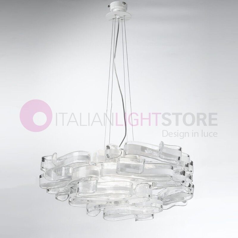 Bellart Snc Gloria Lampadario 4 Luci In Vetro Di Murano Design Moderno