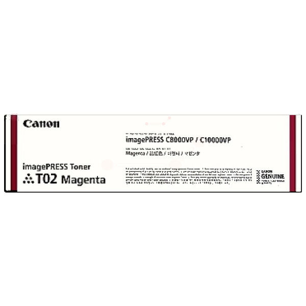 Canon Originale imagePRESS C 10000 VP Toner (T02 / 8531 B 001) magenta, 43,000 pagine, 0.36 cent per pagina