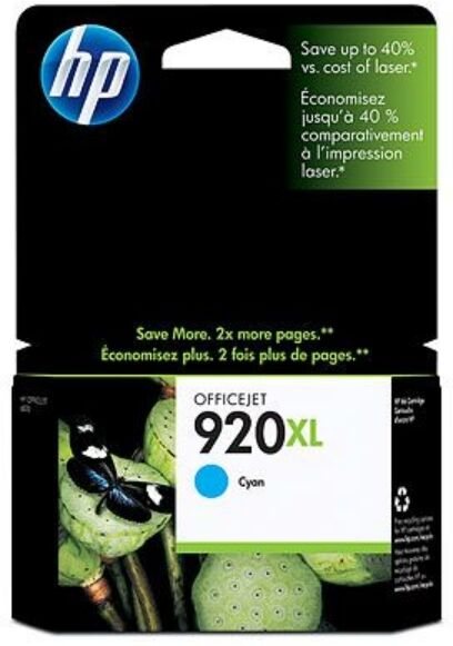 HP Originale OfficeJet 6500 Wireless Cartuccia stampante (920XL / CD 972 AE) ciano, 700 pagine, 2.75 cent per pagina, Contenuto: 8 ml