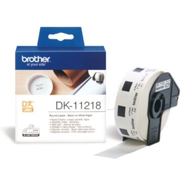 Brother Originale  P-Touch QL 500 Etichette (DK-11218) 24mm, Contenuto: 1000 - sostituito Labels DK11218 per  P-Touch QL500