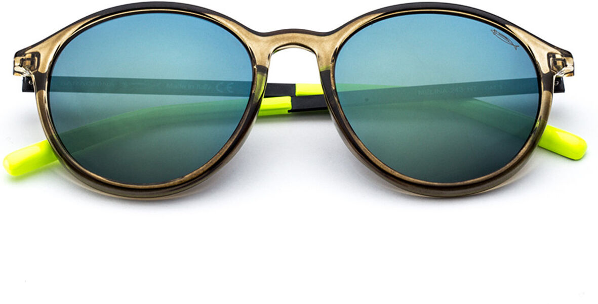 Saraghina Occhiali da sole Melina sole oliva lucido, asta nero satinato Saraghina Occhiali da sole Melina sole oliva lucido, asta nero satinato