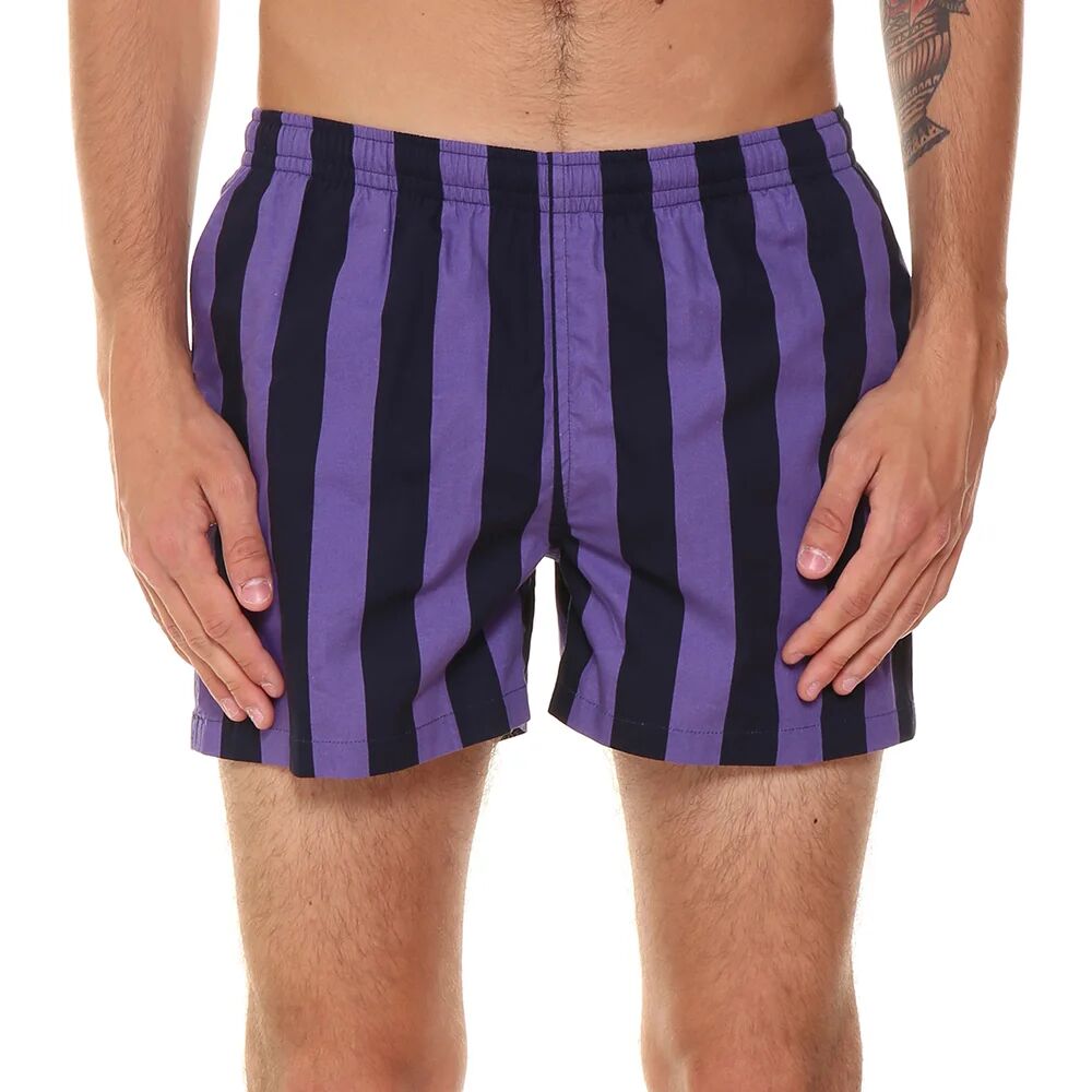 Gallo Boxer mare a righe viola e nero Gallo Boxer mare a righe viola e nero