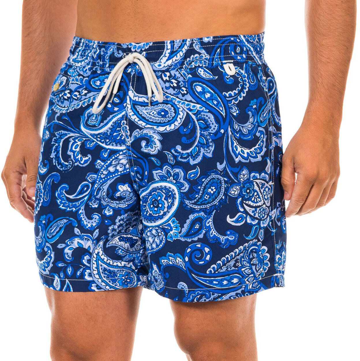 Ralph Lauren costume  con motivo in tutto il design nei toni del blu e bianco Ralph Lauren costume  con motivo in tutto il design nei toni del blu e bianco